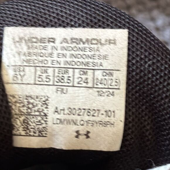 Under‎ Armour Curry HOVR Splash Basketball Shoes Black White Mens Low Top Sz 6 main image 5